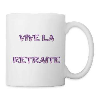 RUHESTAND. RUHESTAND. PENSIONIERT. SENIOR. OMA. OPA - Tasse - Weiß - Rechts