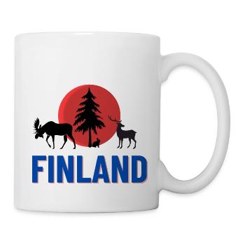 FINNLAND - Tasse - Weiß - Rechts