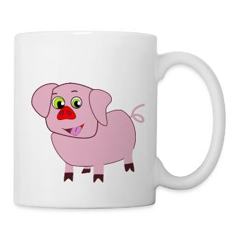 Pig png - Mug - white - Right