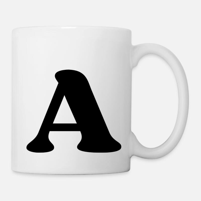 Buchstabe a - Tasse - Weiß