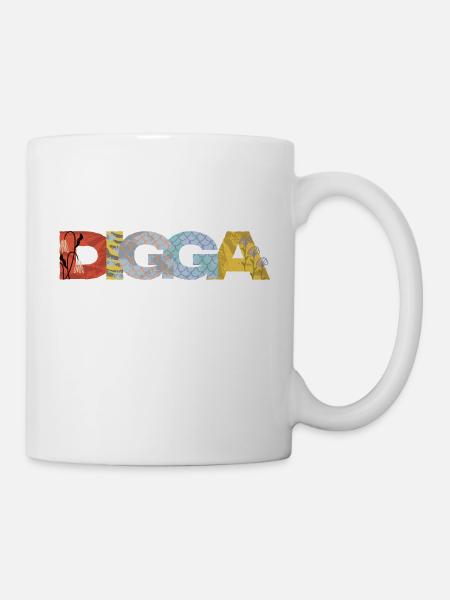 digga - Tasse - Weiß