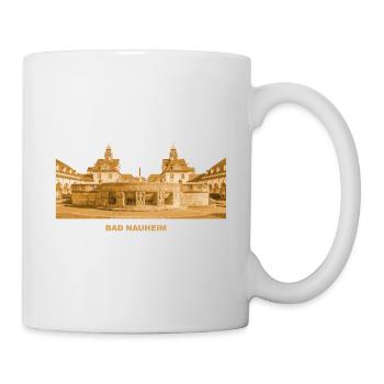 Bad Nauheim Sprudelhof Wetteraukreis Hessen - Tasse - Weiß - Rechts
