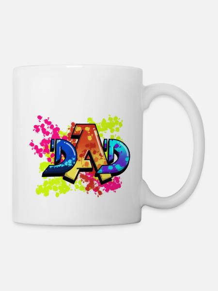 DAD - Tasse - Weiß