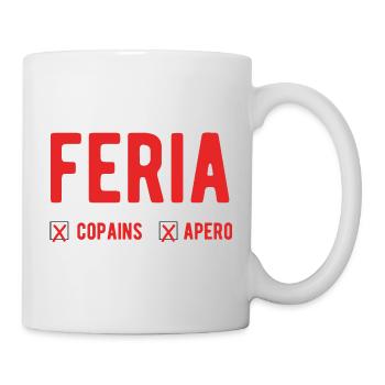 Feria amitié copain apéro - Mug blanc - blanc - Droite