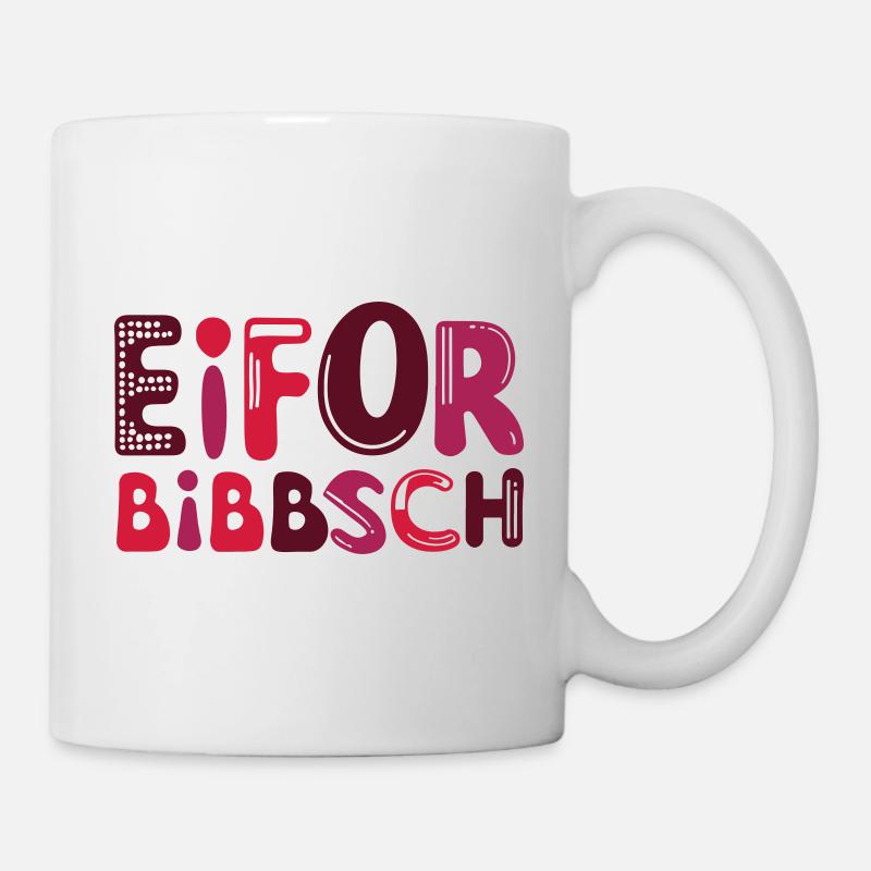 Eiforbibbsch - Tasse - Weiß