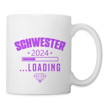 schwester 2024 loading - Tasse - Weiß - Rechts