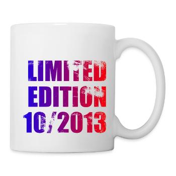 10th Birthday Edition Limitée 10/2013 - Mug blanc - blanc - Droite