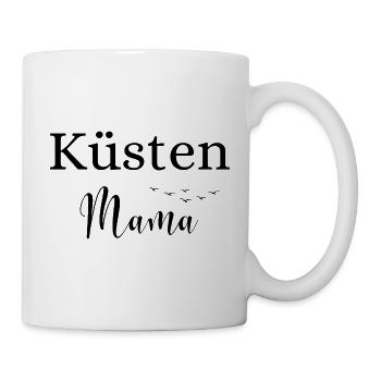 Küstenmama - Tasse - Weiß - Rechts