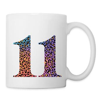 11th Birthday Leopard - Mug - white - Right