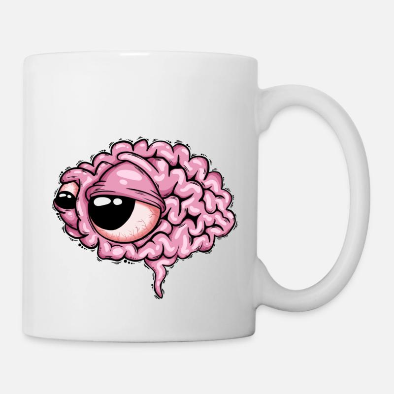 Hirnie - Tasse - Weiß