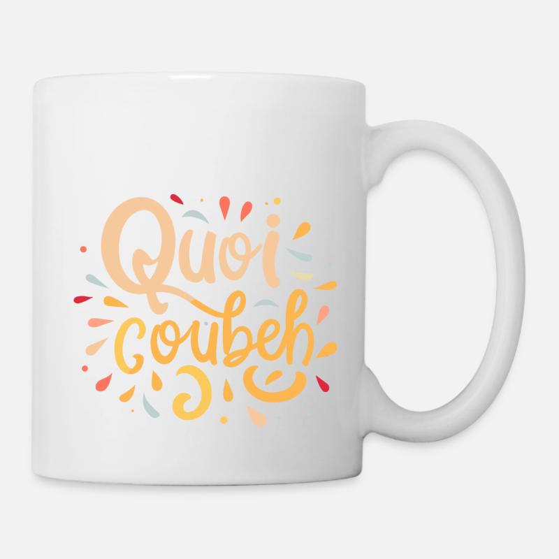 Quoicoubeh - Mug blanc - blanc