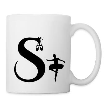 Ballerina-Brief - Tasse - Weiß - Rechts
