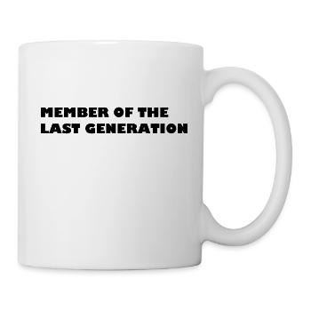 Last Generation - Tasse - Weiß - Rechts