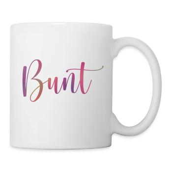 Bunt - Tasse - Weiß - Rechts