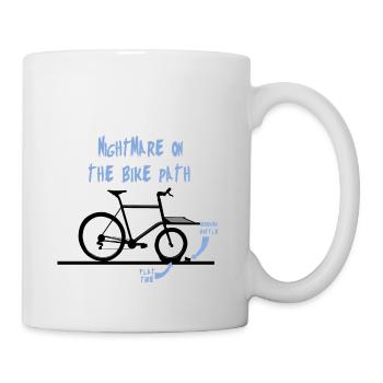 Cargo bike nightmare, cargo bike, e-bike - Mug - white - Right