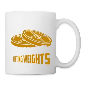 I'd Rather Be Weight Lifting Workout Training - Mug - white - Right