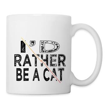 Pet Cat Cat Face Tshirts Big Cat Gift AW - Mug - white - Right