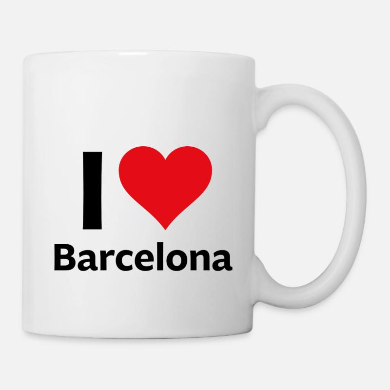 I love Barcelona - Tasse - Weiß