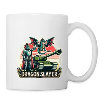 Dragon Slayer Knight Ren Faire LARP, Renaissance - Tasse - Weiß - Rechts