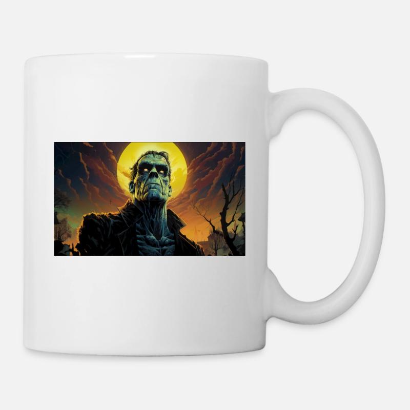 Monstre en veste - Mug blanc - blanc