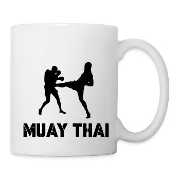 muay thai - Tasse - Weiß - Rechts