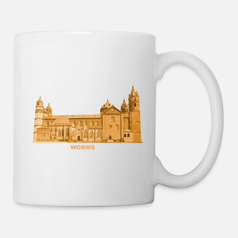 Worms Cathedral St. Peter Rhine Rhineland-Palatinate - Mug - white