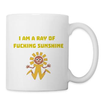 t-shirt I Am a Ray of F***ing Sunshine - Mug - white - Right