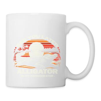 Alligator Hunter See You Later Alligator Retro - Tasse - Weiß - Rechts