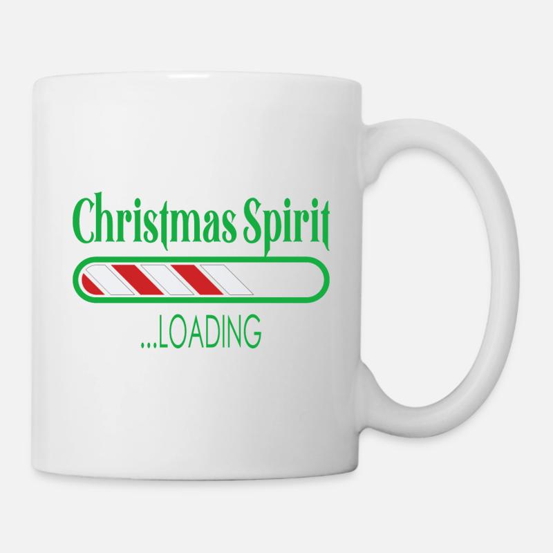 L’ de Noël ... Chargement - Mug blanc - blanc