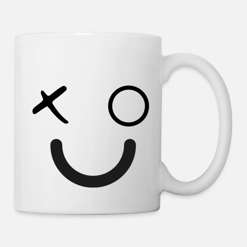 Sourire - Mug blanc - blanc