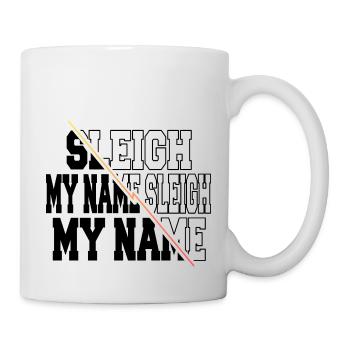 birthday present idea dinosaur moon christmas - Tasse - Weiß - Rechts
