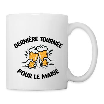 EVG Dernière Tournée pour le marié - Mug blanc - blanc - Droite
