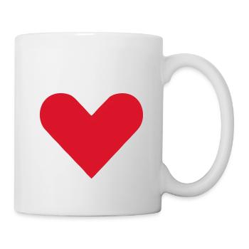 Grenzenloses Liebesherz - Tasse - Weiß - Rechts