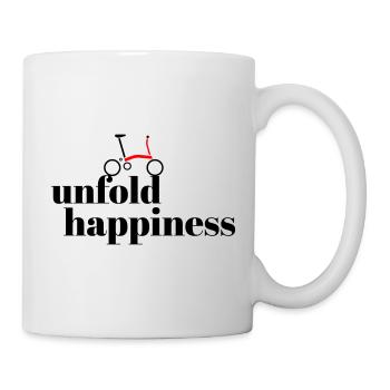 Déplier le bonheur - Mug blanc - blanc - Droite