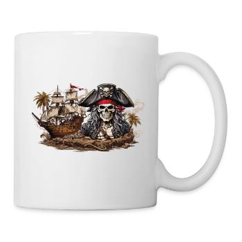Voilier Pirate Capitaine Aventure Costume Design - Mug blanc - blanc - Droite