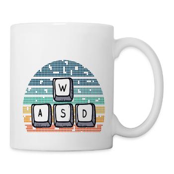 WASD Retro - Mug - white - Right