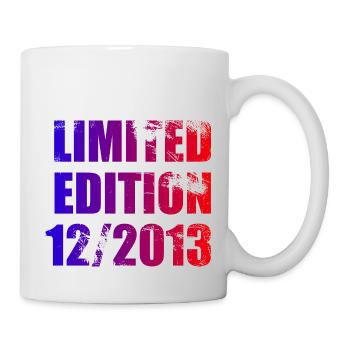 10e anniversaire édition limitée 12/2013 - Mug blanc - blanc - Droite