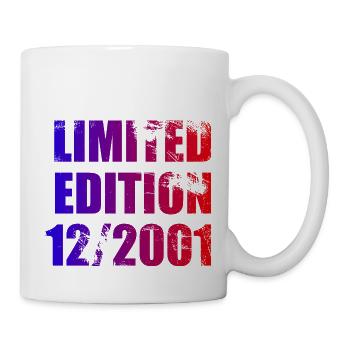 22e anniversaire édition limitée 12/2001 - Mug blanc - blanc - Droite