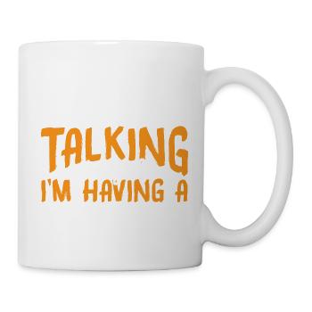 Me Talking To Myself, I'm Having A Staff Meeting 7 - Mug - white - Right