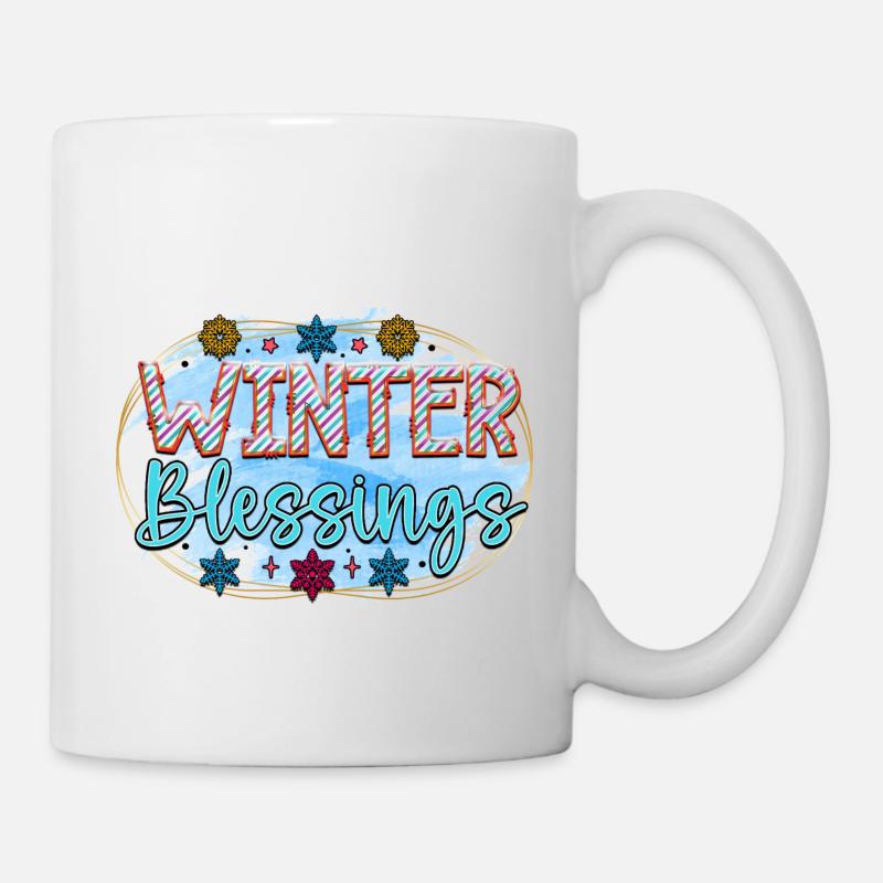Winter blessings - Mug blanc - blanc