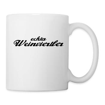 echter Weinviertla - echter Weinviertler - Tasse - Weiß - Rechts