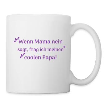 lustige sprüche cooler papa - Tasse - Weiß - Rechts