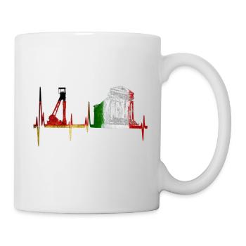 Zeche Tempel ,Germany Italy - Mug - white - Right