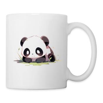 Panda mignon - Mug blanc - blanc - Droite