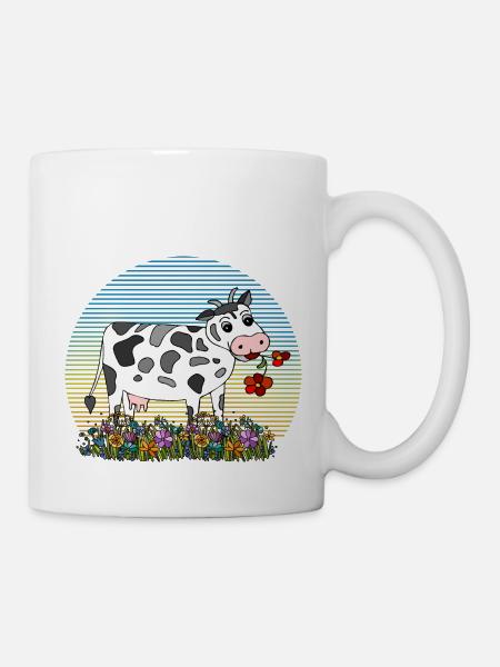 Vache - Mug blanc - blanc