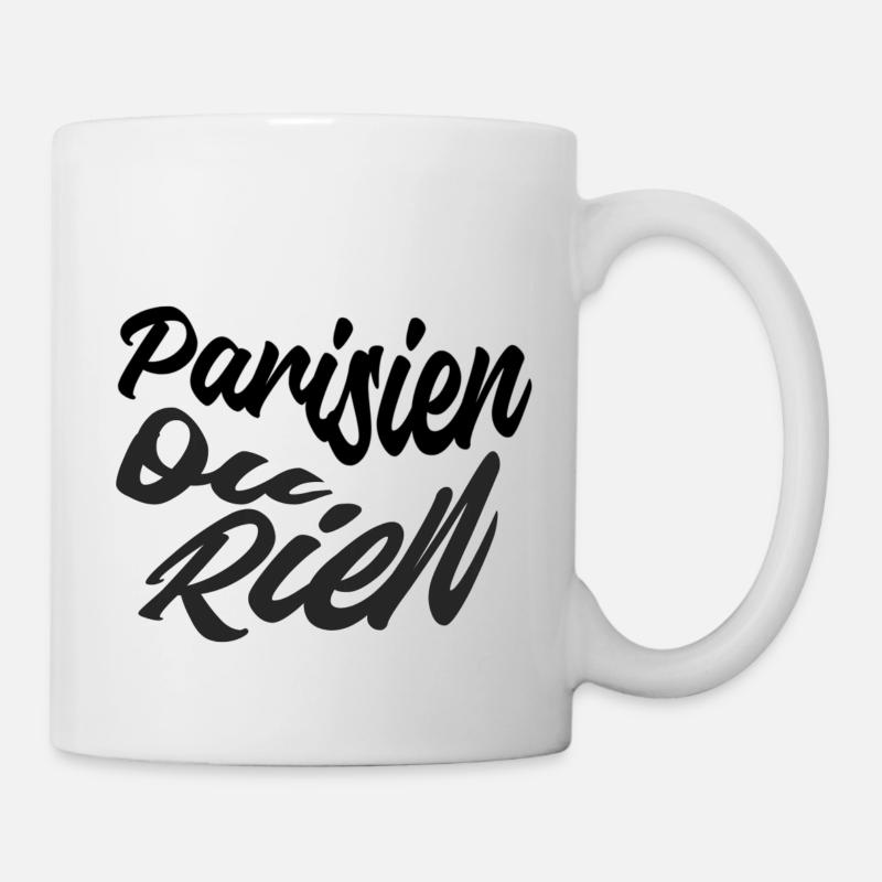 Parisien ou rien - Mug blanc - blanc