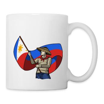 Philippines drapeau philippin fierté je cadeau - Mug blanc - blanc - Droite