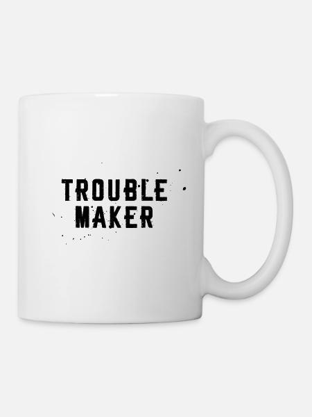 TROUBLE MAKER - Tasse - Weiß
