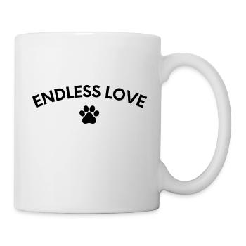 Endless love dog dogs love dogs - Tasse - Weiß - Rechts