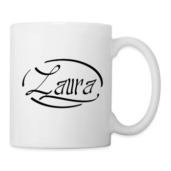 Laura - Tasse - Weiß - Rechts